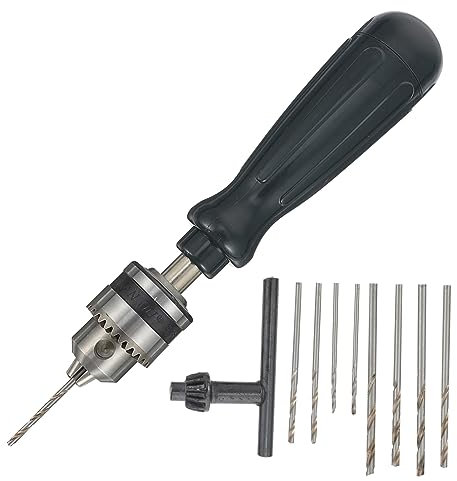 LIFKOME Set Di Trapano Manuale Per Legno Strumento Di Perforazione Del Legno Di Trapano Attrezzo Per Artigianato