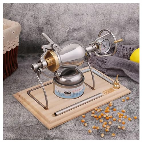 DIY Popcorn ， Popcorn Cannon ， Style：Retro Hot Air Popcorn Maker ， Stovetop Popcorn Popper for Corn Rice Soybean Mung Bean,Upgraded