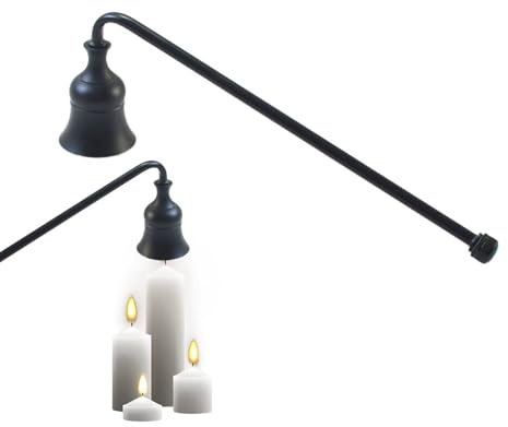 Candle Extinguisher Snuffer - Metal Rustic Wick Extinguisher Accessory | Bell Design Candle Put Out Tool,for Home Birthday Bath House Housewarming Putting Out Wick Flame Safely