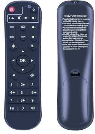 WKOLF Telecomando di ricambio per X88 Pro Android TV Box RK3528, per RUPA Android TV Box 11.0