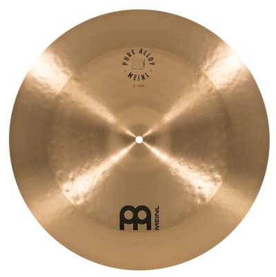 Meinl Cymbals Pure Alloy Plato China de 18 pulgadas (45,72cm) Platillos de Batería - Aleación pura de Bronce, Acabado Tradicional (PA18CH)