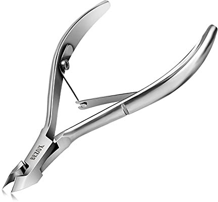 BEZOX Präzisions Nagelhautzange, Nicht wie andere Zangen für tote Haut，mit Metallpulver-Spritzgusstechnologie, bietet ein besseres Griffgefühl, schärfere Klinge und längere Lebensdauer für Hautzange