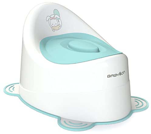 BABYLON Snail Töpfchen für kinder mit Deckel, ab 1 Jahr, Weiß