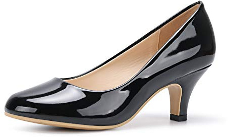 Phorecys Femme Escarpins Petit Talon Hauteur 6 cm Chaussure Taille 35-44 Talon Aiguille Confortable Sexy Escarpins Mariage Soirée Travail