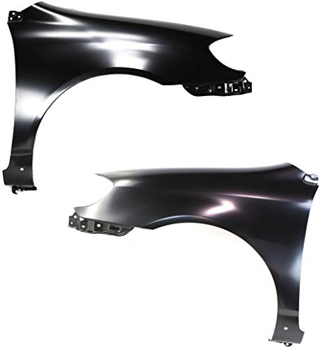 Garage-Pro Fender For Toyota Corolla 2003-2008 Front Driver, Passenger Side S Model w/o Side Lamp Hole, Toyota Corolla Accessories, Automotive