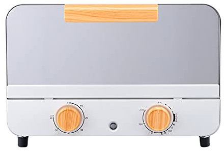 PanHuiWen Compact Countertop Mini Oven, 12l Portable Electric Grill, Multi Cooking Function Grill and Bake, Adjustable Temperature Control, Timer - 750w