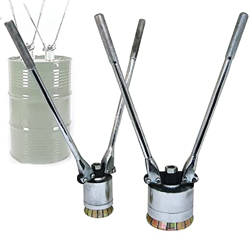 AALGO Herramienta prensado Barril Sellado Tapa de presión de Tambor de Aceite de 200L,Sellado crimpadora 35 y 70mm,Máquina de Sellado Tambor de Aceite Manual 53 galones