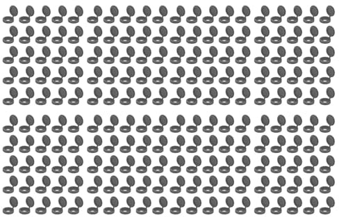 Wresetly 200 Pcs Cap Plastic Hinged Covers (Grey)