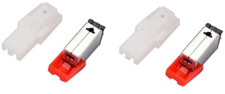 OSALADI 2pcs Magnetic Stylus Needle for Gramophone Record Accessories Enhanced Sound Quick Fit
