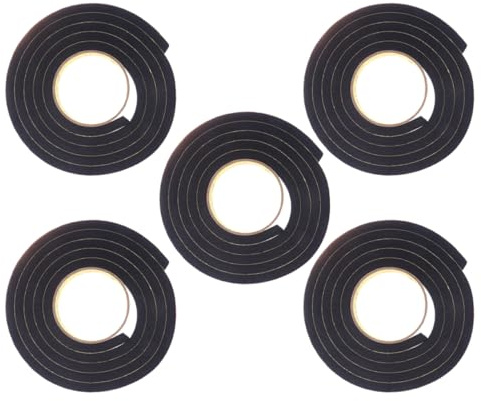 Uonlytech 6pièces Bande De Les Air Mousse Pour Portes Isolant Phonique Étanchéité Et Anti-bruit Facile à Installer
