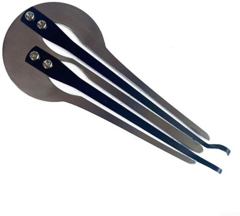 Maultrommel, Juden Doppelton, ethnischer Mund, russische Musik-Mundharmonika für Anfänger, 13 x 5,25 x 0,3 cm, Edelstahl