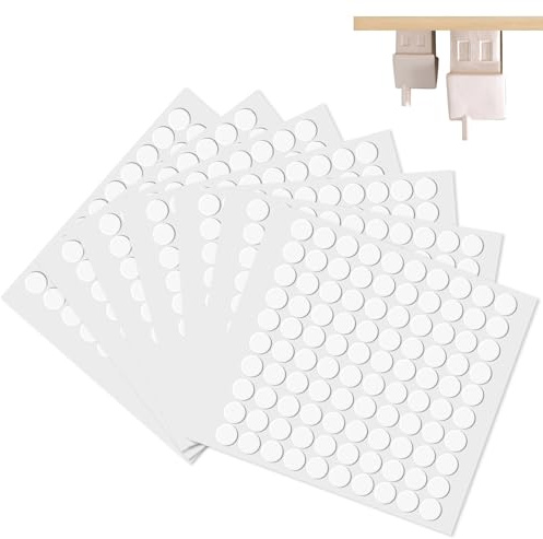 SMCEHEYA Double Sided Sticky Pads 700Pcs Transparent Sticky Dots 10mm Double Sided Sticky Tape Removable Waterproof Traceless Mounting Adhesive for Photos Walls, Posters, Balloon, Party Decorations