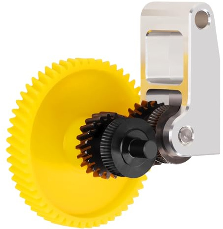 TZ3.0 Bambu lab P1S Extruder Gear Engrenage de l'extrudeuse en Acier | Trempé Débit de Filament élevé Performance Durable Compatible with Bambu Lab P1 P1P P1S X1 X1C X1E Imprimantes 3D