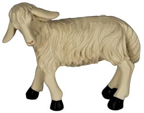 ZICOM Krippenzubehör Schaf ca. 5cm Polyresin, Links schauend