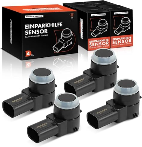 Frankberg 4x Capteur de stationnement PDC Vorne Arrière Compatible avec 307 3A/C 1.4L-2.0L 2000-2012 308 CC 4B 1.6L 2.0L 2009-2014 308 I 4A 4C 1.4L-2.0L 2007-2014 Remplacer# 9663821577
