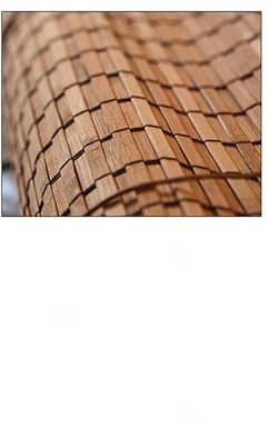 Bambus-Vorhang für Outdoor/Garten/Terrasse, natürliche Sonnenfilterung, Sichtschutz (129,5 x 259,1 cm)