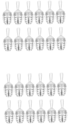 LOORGVEL 2 Sätze Teiliges Mini Lippenpflegestifte in Bienenwabenform Leere Kosmetik Lipgloss Tuben Aus Hochwertigem Pp Auslaufsicher Tragbar Für Lippenbalsam Lipgloss Concealer 12 Stück * 2