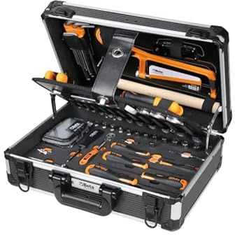 Beta BW 2054E-100 – Valigia in Plastica con Assortimento di 100 Utensili per Manutenzione Generale