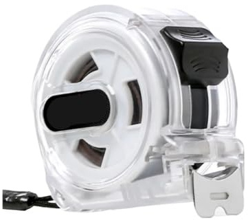 Mètre ruban en acier inoxydable 7,5/10 m, résistant à l'usure, idéal for les chantiers de menuiserie(7.5M-25mm)