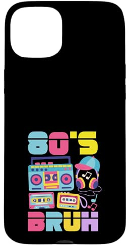 Vintage Retour aux années 80 Retro Boombox 80's Bruh Coque pour iPhone 15 Plus
