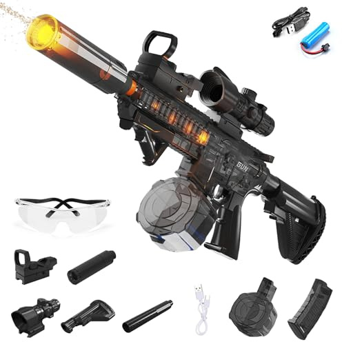Wasserpistole Elektrisch,Automatische Wasserpistole,Electric Water Gun,Elektrische Wasserpistole für Erwachsene,Wasserspritzpistole,für Sommerpartys im Freien,Strand,Pool,Garten