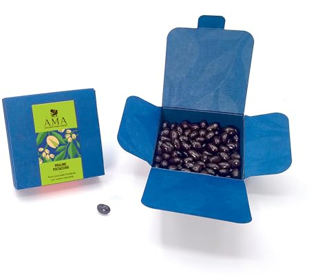 Praline Arbues Artigianali di Puro Cioccolato con Ripieno di Pistacchio - 200gr