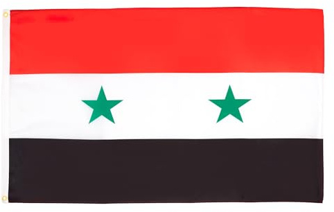 AZ FLAG Flagge Syrien 150x90 cm Fahne Syrische Leichtes Polyester 2 Ösen