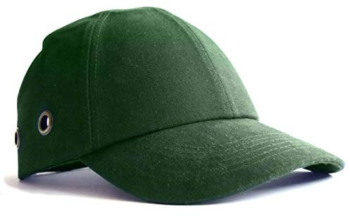 Safety Baseball Cap Hard Hat Bump Cap Green Vented