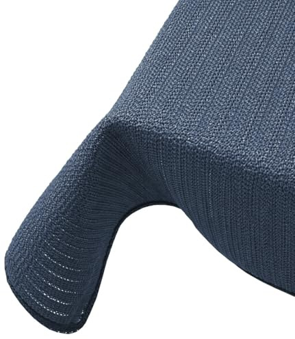 Brandsseller - Trädgårdsduk i skum – väderbeständigt för trädgård, balkong och camping (rektangulär 130 x 220 cm, blå)