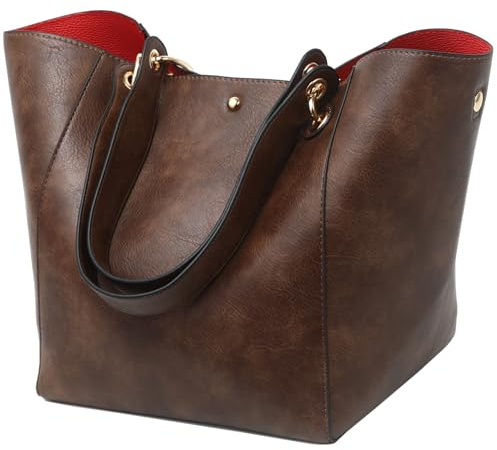sqlp Shopper Tasche Damen Groß Handtasche Ledertasche Big Tote Bag Henkeltaschen Arbeit Handtaschen für Damen Schultertaschen