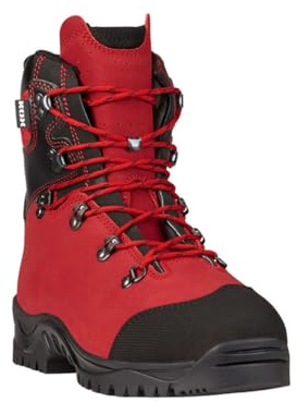 KOX Schnittschutzstiefel/Schnittschutzschuhe DUE Rot Größe 44 | S7L