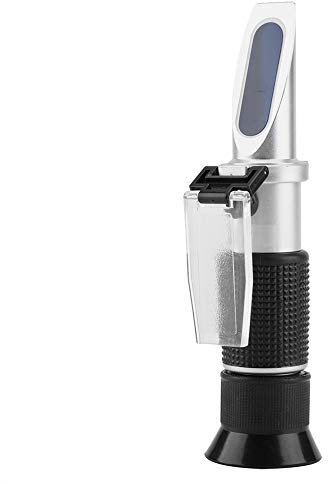 OKJHFD Alkohol-Refraktometer, professionelle tragbare tragbare Trauben- und Weinalkohol-Refraktometer, 0-25% Vol. 0-40% Brix 0-22 Baume-Refraktometer