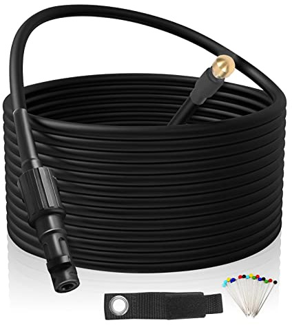 MaxEarn 20m Rohrreinigungsschlauch Set, 180 bar Rohrreinigungsset für Kärcher K1/K2/K3/K4/K5/K6/K7, Abflussreiniger 60°C mit Strahldüse Adapter for Hochdruckreiniger