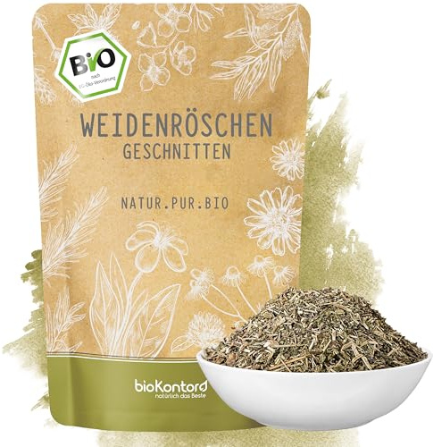 bioKontor – BIO Weidenröschen Tee 1kg – kleinblütig geschnitten | 100% naturbelassener Kräutertee – deutsche Handabfüllung – Weidenröschentee aus kontrolliert biologischem Anbau
