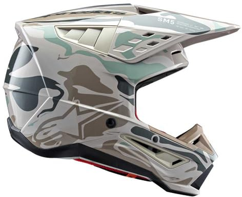 Alpinestars Motocross-Helm S-M5 Grau Gr. M