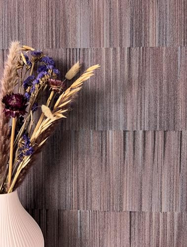 NEWROOM Tapete Braun Vliestapete Muster - Mustertapete Modern Lila Grau Linien Verlauf Retro Geometrisch Streifen inkl. Tapezier-Ratgeber