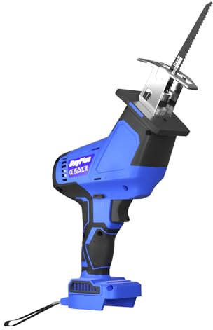 Electric One-Handed Saw Cordless Reciprocating Saw Body, Brushless Motor, Safty Lock, Variable Speed, LED Light(Only Body, Without Battery and Charger)