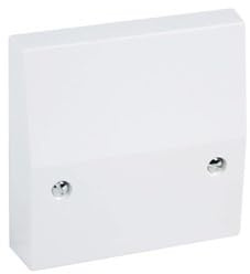 CED 45A White Cooker Outlet Plate Connection Unit, BS5733, Cable Clamp 4-16mm square cable, Terminal Capacity 3x2.5mm for 20/25A