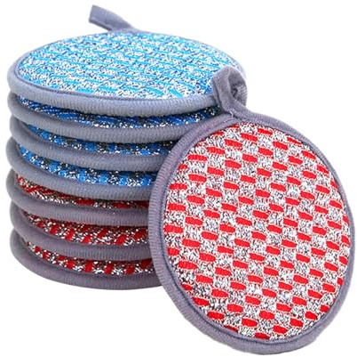 Stracci per lavastoviglie in filo metallico, Panni per pulizia in filo metallico - Stracci per lavare i piatti - Panni per strofinacci riutilizzabili in filo metallico per strofinare piatti e banconi