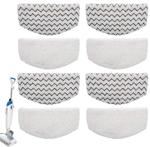 QASULER 8 cuscinetti for scopa a vapore, for Bissell, for pulitore a vapore Powerfresh 1940 1806 1544 1440 2075A di ricambio Panno per aspirapolvere robot