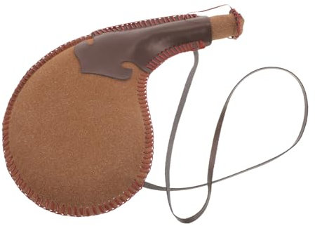 NAMOARLY Tragbarer Bota Trinkbeutel Aus Leder 450ml Mit Dicht Schließendem Deckel Für Outdoor Reisen Und Freizeit