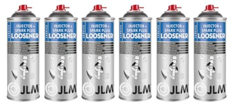 JLM Injektoren und Glühkerzen löser/Zundkerzen - Rostlöser Rost-Schock-Spray 6x400ml - 2,4L