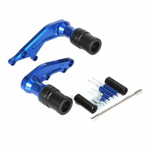 CNC Frame Sliders Crash Pad Falling Protector Compatible with GROM 125 MSX125 2022 2023 Motorcycle Crash Protection Bar Blue
