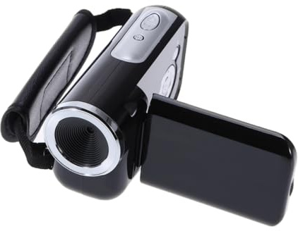 VANZACK Videocamera Digitale Leggera e Portabile Mini Dv Schermo Tft 2 Pollici Sensore 16mp Interpolati, Alimentata da 3 Batterie Aaa, Leggera e Portatile per Vlog e Registrazioni