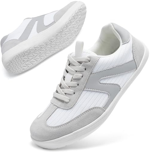 Wide Toe Barefoot Shoes for Women Arch Support Minimalist Ladies Fashion Trainers Lightweight Walking Sneakers