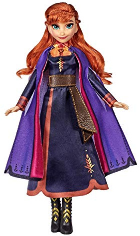Disney Frozen 2 Hasbro – E5514 Anna – Modepuppe, Mehrfarbig