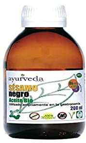 Ayurveda Autentico Aceite De Sesamo Negro 500Ml. 1 Unidad 200 g
