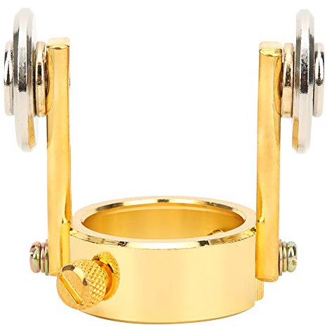 Cutter Torch Roller Guide, Distanzstück Messing Plasmaschneider Führungsrad Rollenführung Pilotbogen mit 2 Schrauben für P80 Plasmaschneid-Schweißbrenner