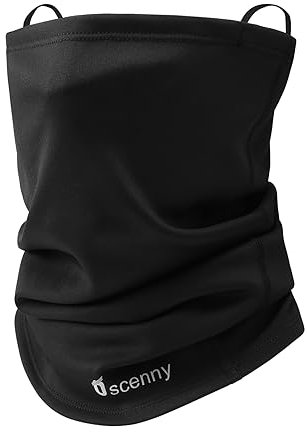 Oscenny Cache Cou Boucle d’oreille Verrouillée Thermique Longue Taille De Cou pour Hommes Femmes Ski Cyclisme Moto Course Vélo Hiver