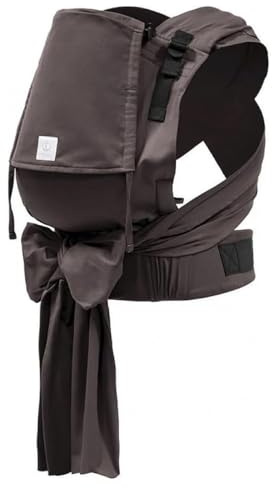 Stokke Limas Babytrage Plus - Mitwachsende Babytrage Für Babys von Größe 56/62 to 104 (4 to 18 kg) - Kombination aus Tragetuch und Komforttrage - Farbe: Espresso Brown